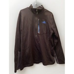 North Face Sweater Adult Xl Black Zip Outdoors Sweatshirt Mens